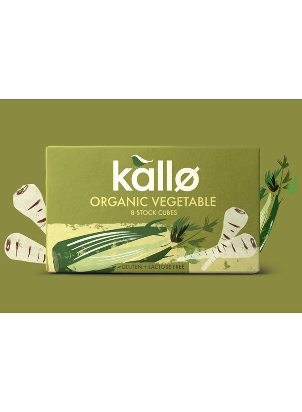 Kallo Organic Vegetable Stock Cubes 6 Count