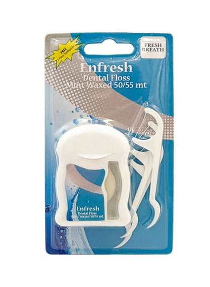 Enfresh Mint Waxed Dental Floss 50m - Enfresh
