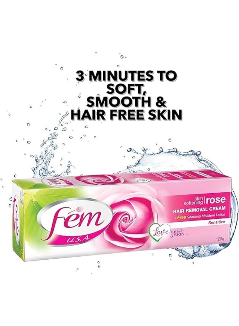 Fem Skin Softening Hair Removal Cream 120G