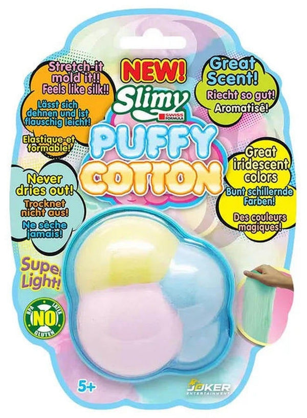 Slimy Puffy Cotton Stretch Rainbow Colors by Slimy