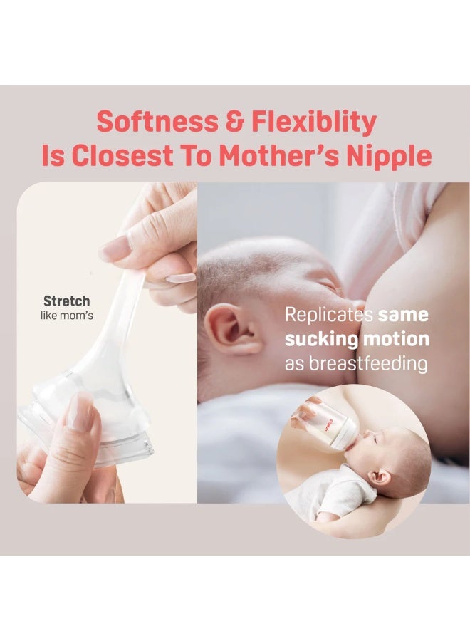 Pigeon Softouch Wide Neck Feeding Bottle 330 ML