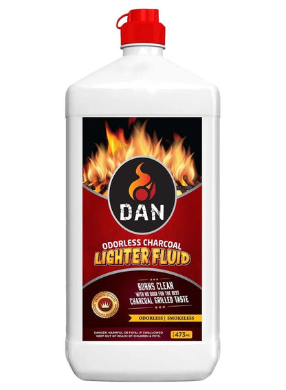 Dan Odorless Charcoal Lighter Fluid Charcoal Grilled Taste Odorless Smokeless 473 ML