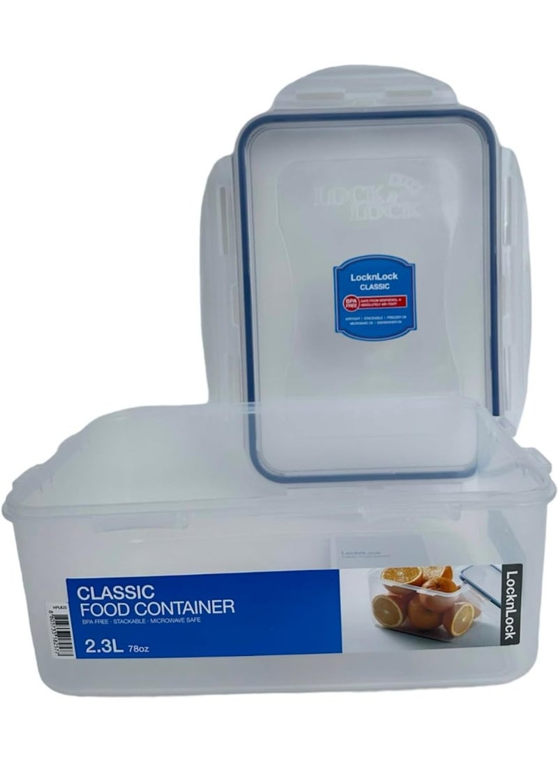 LocknLock Classic Rectangular Food Container 2.3 L