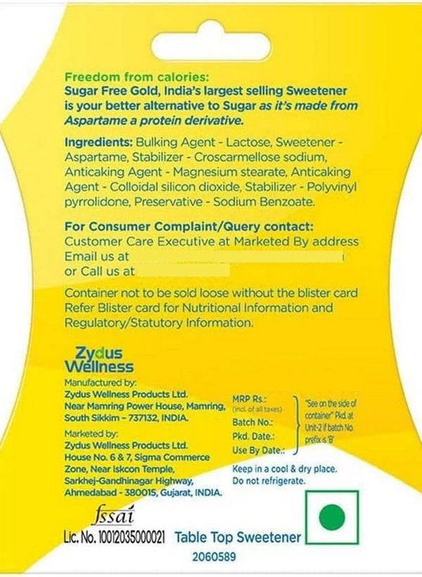 Sugar Free Gold 500 Pellets by Sugar Free