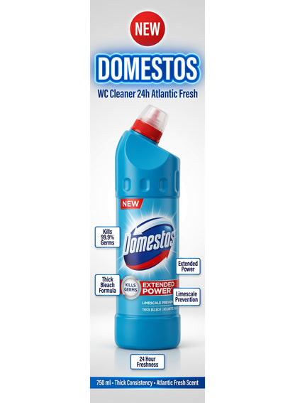 24h atlantic, 24h atlantic fresh, atlantic fresh, atlantic fresh thick, cleaner 24h, cleaner 24h atlantic, consistency bleach, deep cleaning, domestos, fresh thick, fresh thick consistency, home key, multi-purpose, thick consistency, thick consistency ble