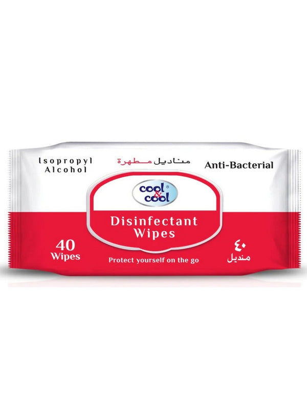 Anti Bacterial Disinfectant Wipes - Cool & Cool