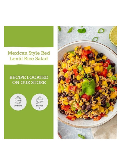 Mr Organic Red Lentil Protein Rice 250g
