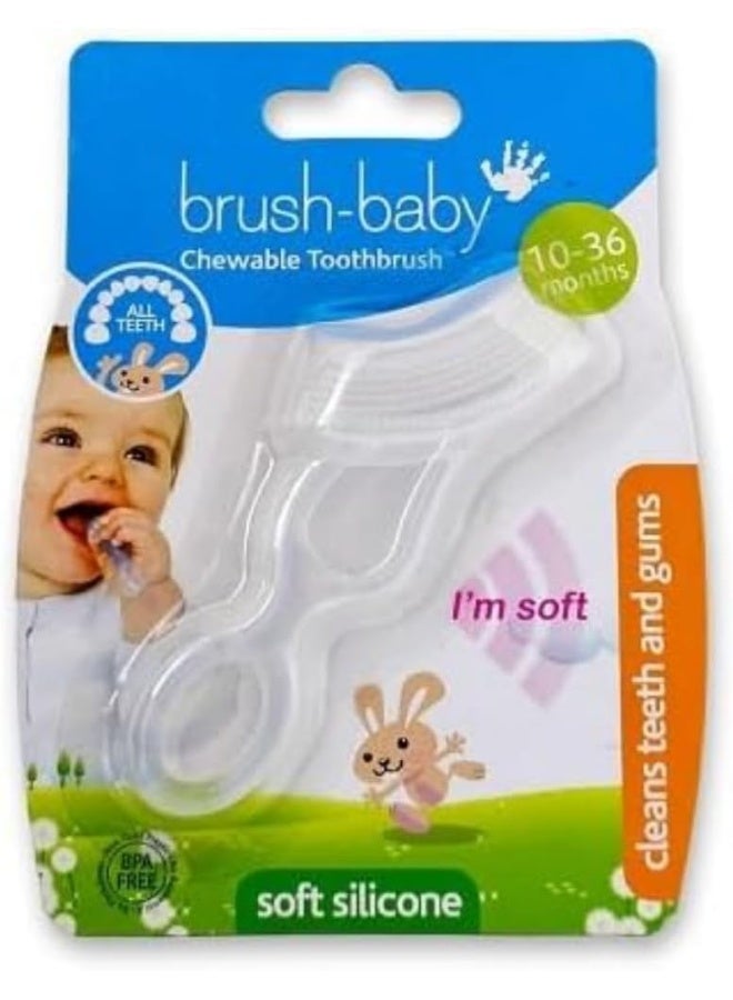 Brush-Baby Chewable Toothbrush & Teether for Babies
