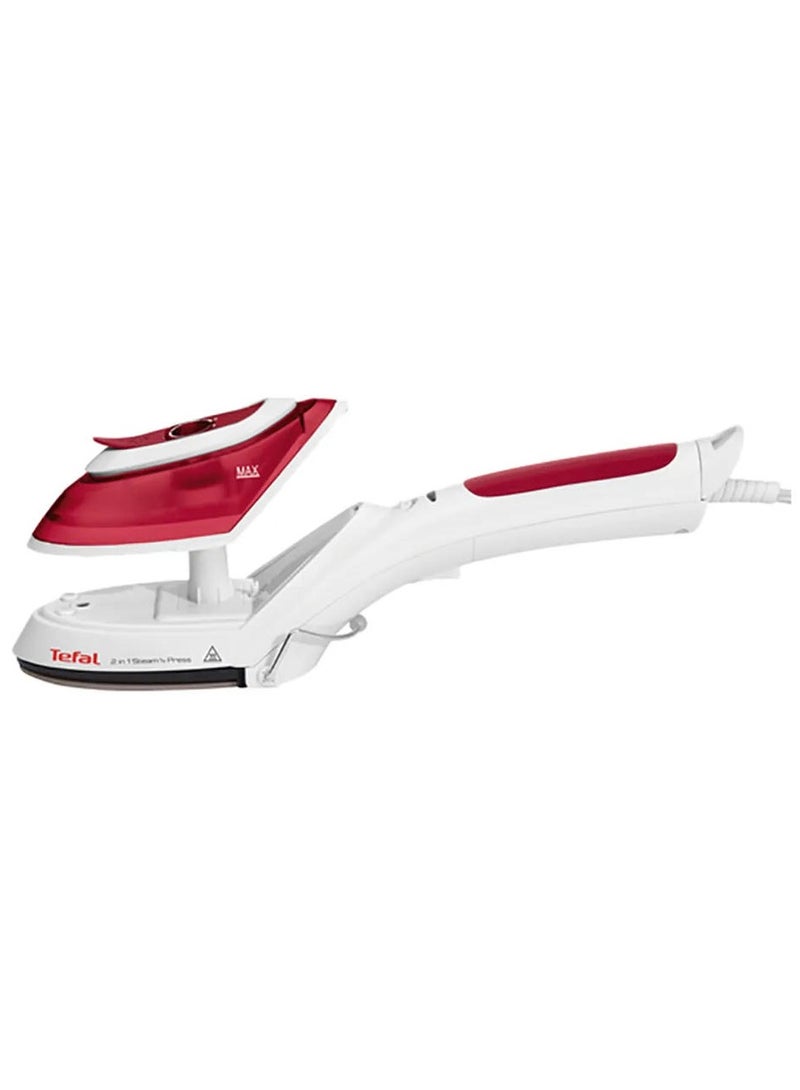 Tefal Powerful Steamer & Press Iron Red/White