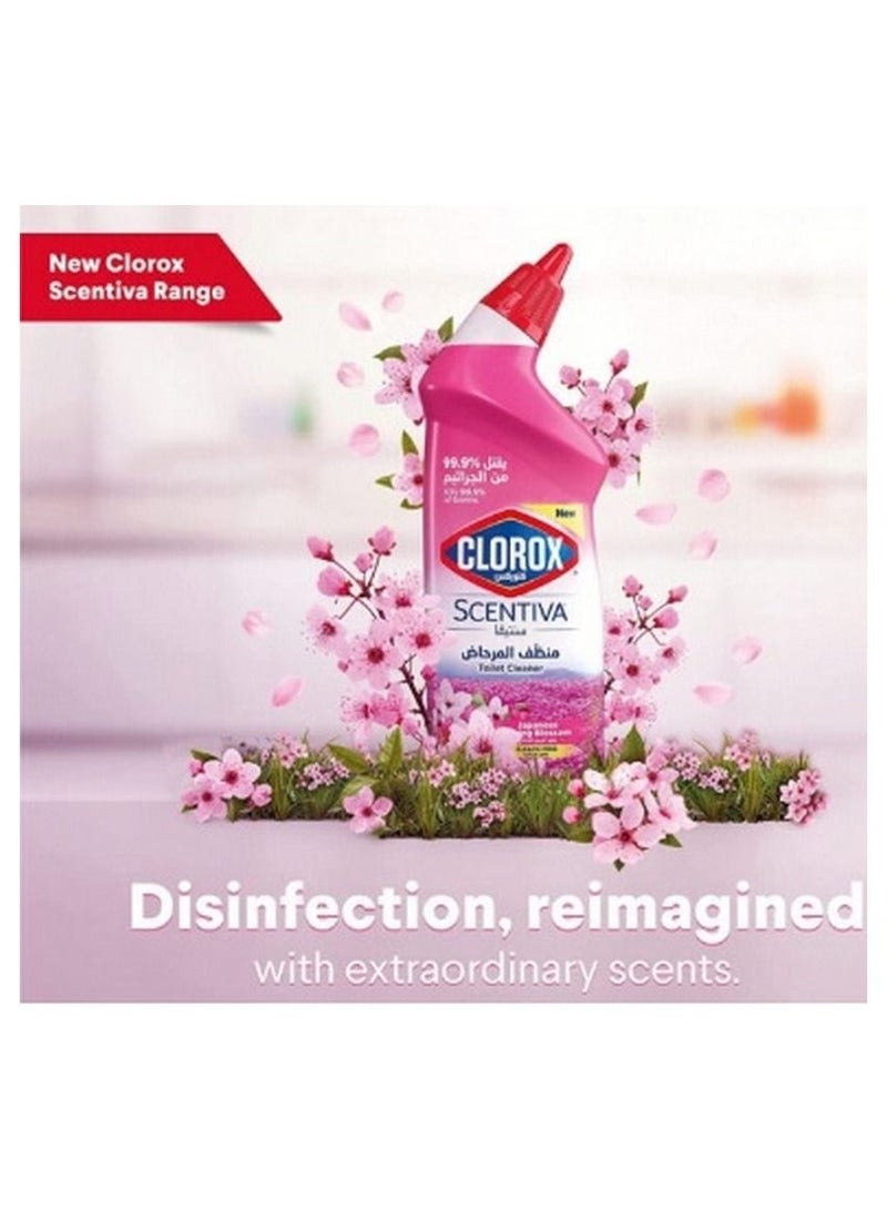 Clorox Scentiva Japanese Spring Blossom Toilet Cleaner