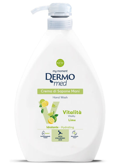 Dermomed Vitality Lime Liquid Hand Soap 600 ML