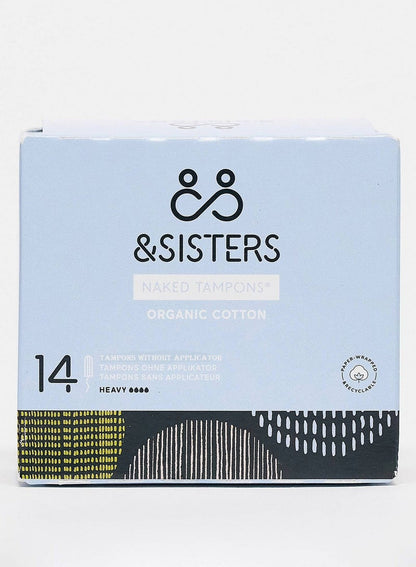 &SISTERS Organic Cotton Heavy Tampons 14 Pack