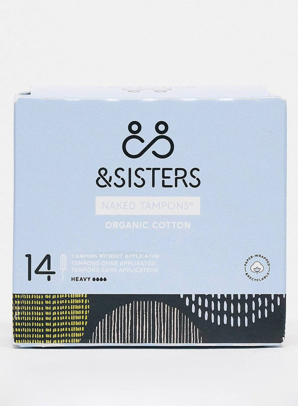 &SISTERS Organic Cotton Heavy Tampons 14 Pack