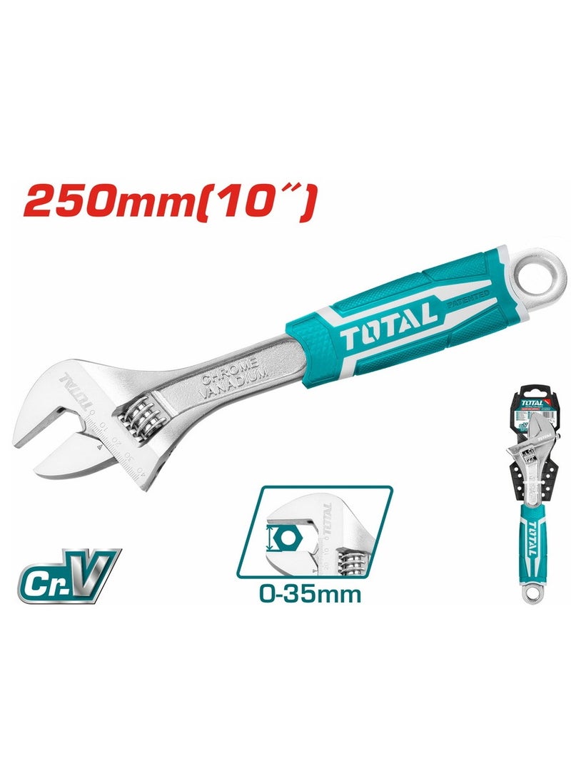 TOTAL Adjustable Wrench 10 Inch - Premium Hand Tool