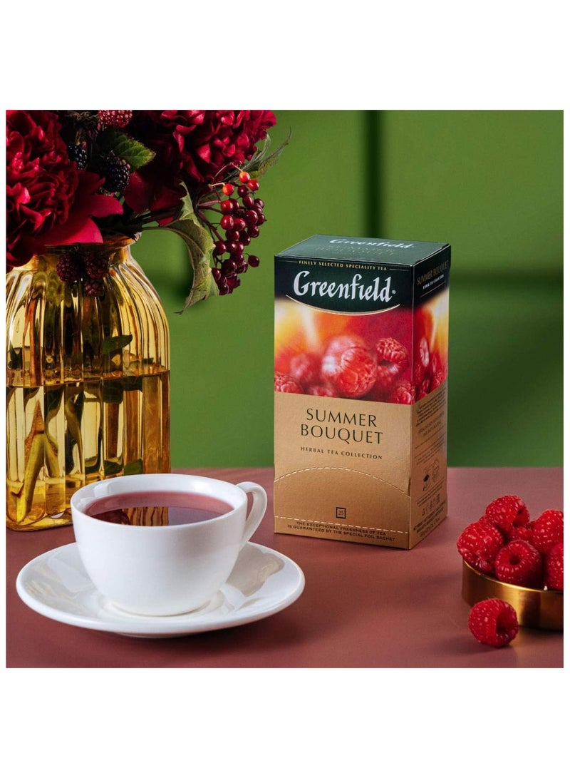 Greenfield Summer Bouquet Herbal Tea Bags 50 gm