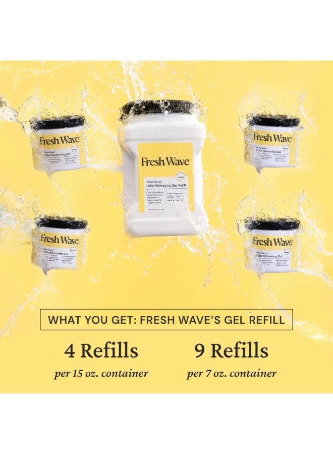 Fresh Wave Lemon Scent Odor Gel Refill