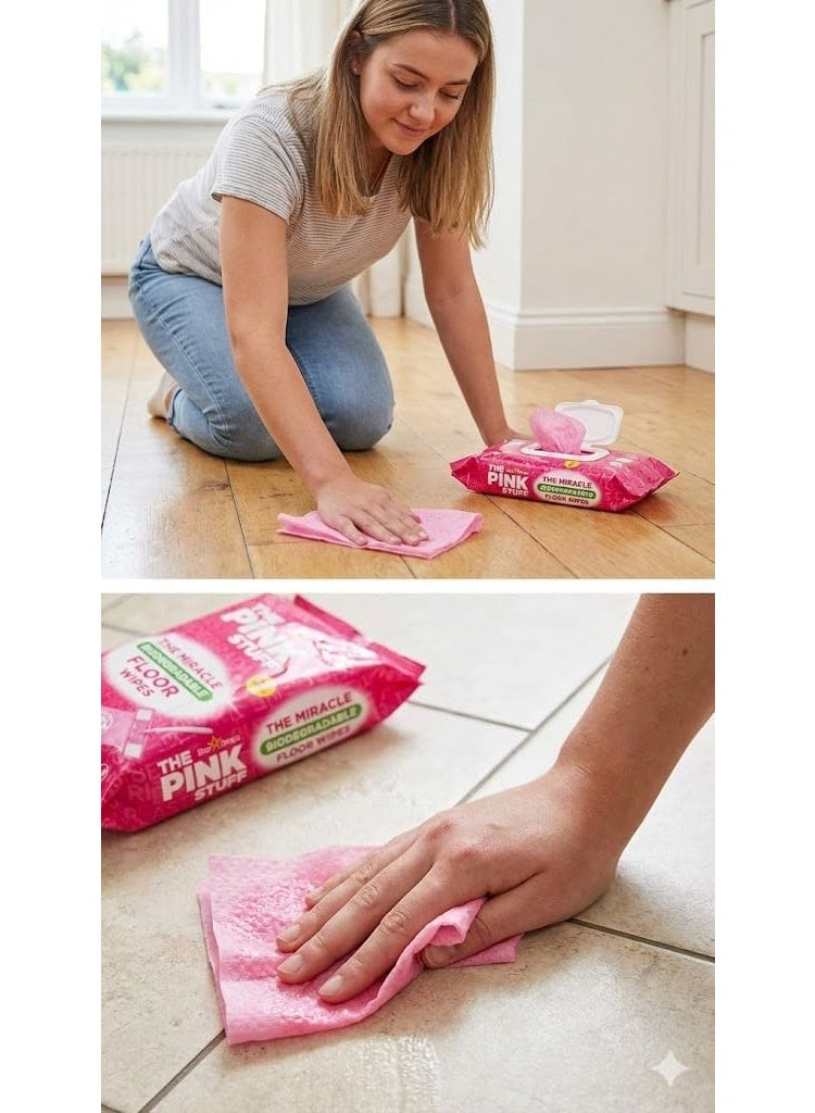 cleaning floor, cleaning floor wipes, floor wipes, floor wipes large, miracle floor, miracle floor wipes, pink stuff, pink stuff miracle, plant-based, save time, star drops, stuff miracle, stuff miracle floor, type pre, wipes large