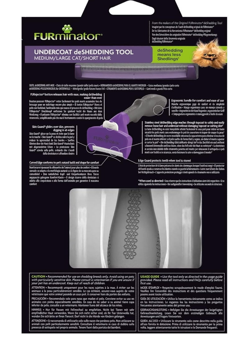 FURminator Cat Undercoat Deshedding Tool