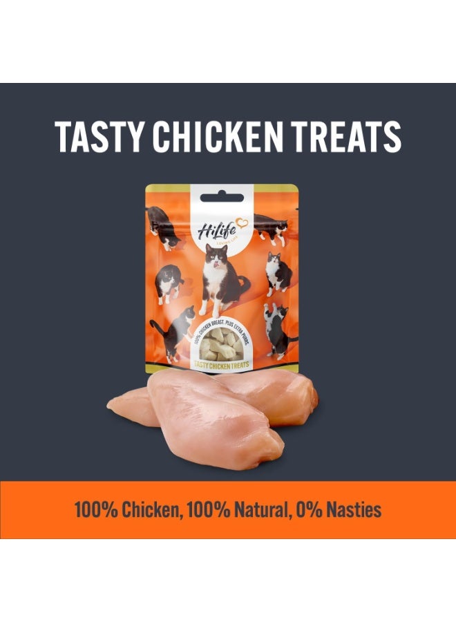 HiLife Chicken Breast Cat Treats 10G - Premium Quality