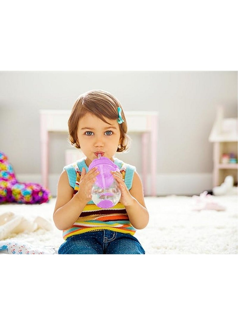 Munchkin Tip And Sip Weighted Straw Cup 296 Ml Purple