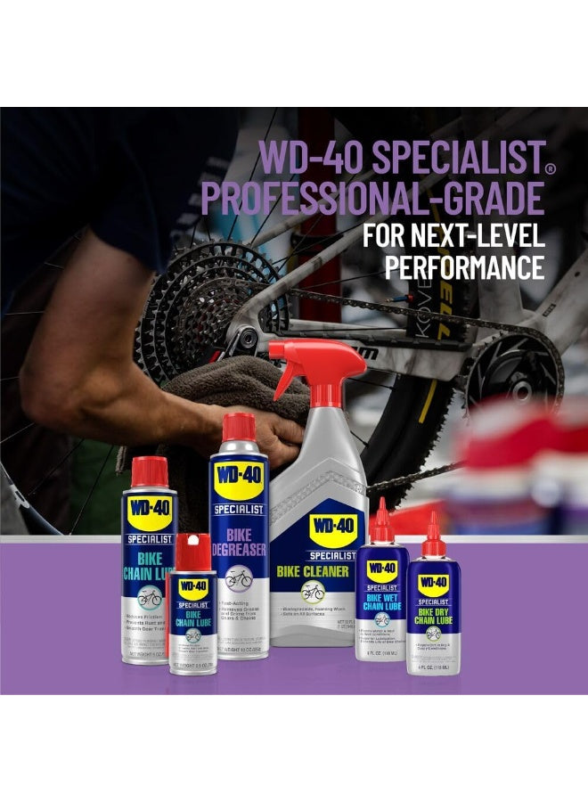 acting specialist, acting specialist bike, bike degreaser, cool dry, dry place, fast acting, fast acting specialist, keep away, name fast, oil dirt, oil grime, parts key, specialist bike, specialist bike degreaser, wd-40