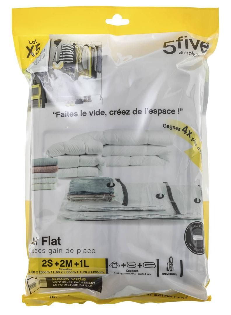 5Five Polyethylene Air-Flat Vacuum Bag