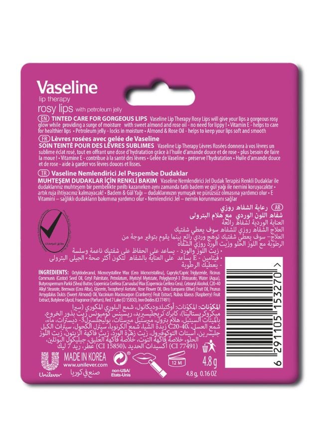 Vaseline Rosy Lips Lip Care - 4.8g