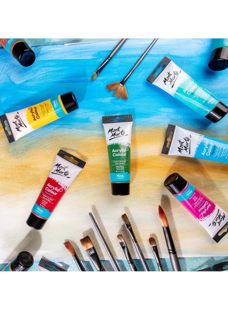 Mont Marte Acrylic Paint Sap Green 75ML Tube