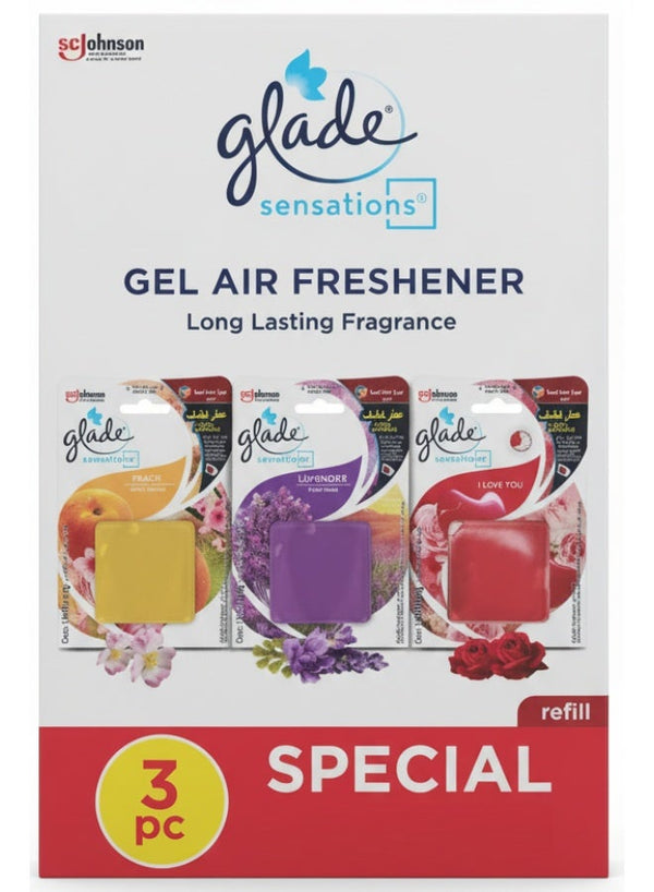 Glade Sensations Gel Air Freshener 3 Pcs Value Pack