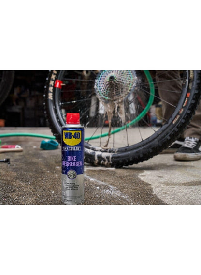 acting specialist, acting specialist bike, bike degreaser, cool dry, dry place, fast acting, fast acting specialist, keep away, name fast, oil dirt, oil grime, parts key, specialist bike, specialist bike degreaser, wd-40