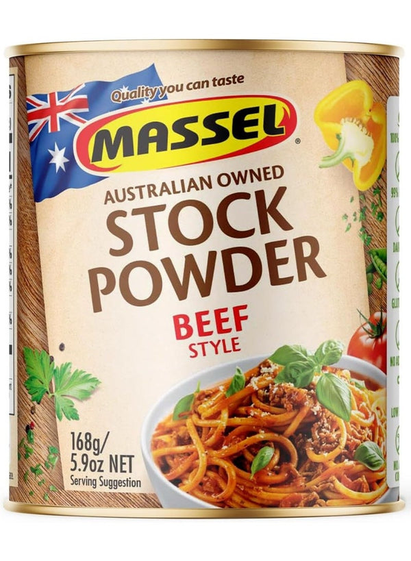 Massel Beef Style Stock Powder - Plant Based, 168G