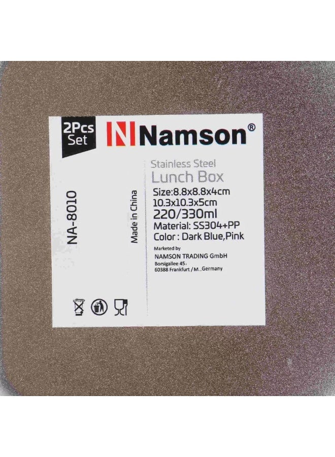 NAMSON Stainless Steel Lunch Box Set - Premium Quality