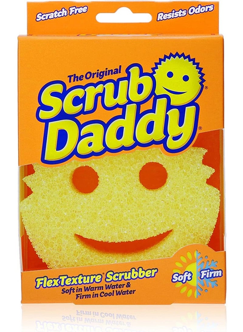 Scrub Daddy Flextexture Scrubbing Sponge Yellow