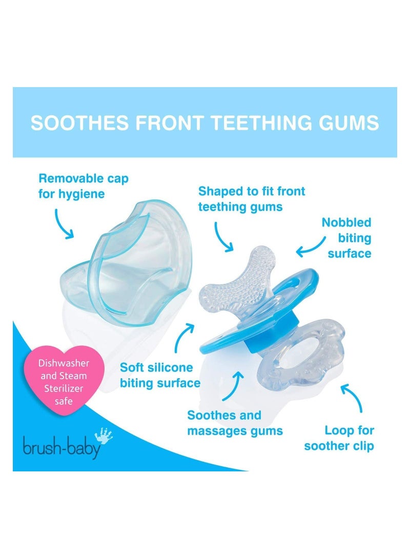 Brush-Baby Front-Ease Teether Blue 3M +