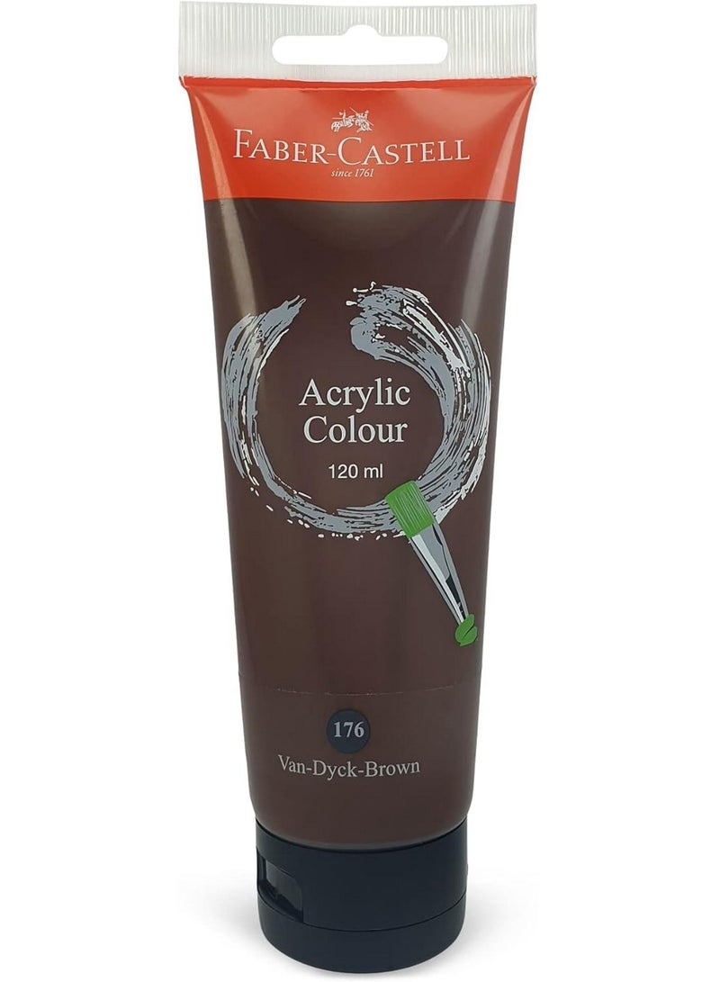 FABER-CASTELL Acrylic Colour Paint Tube Van Dyck Brown