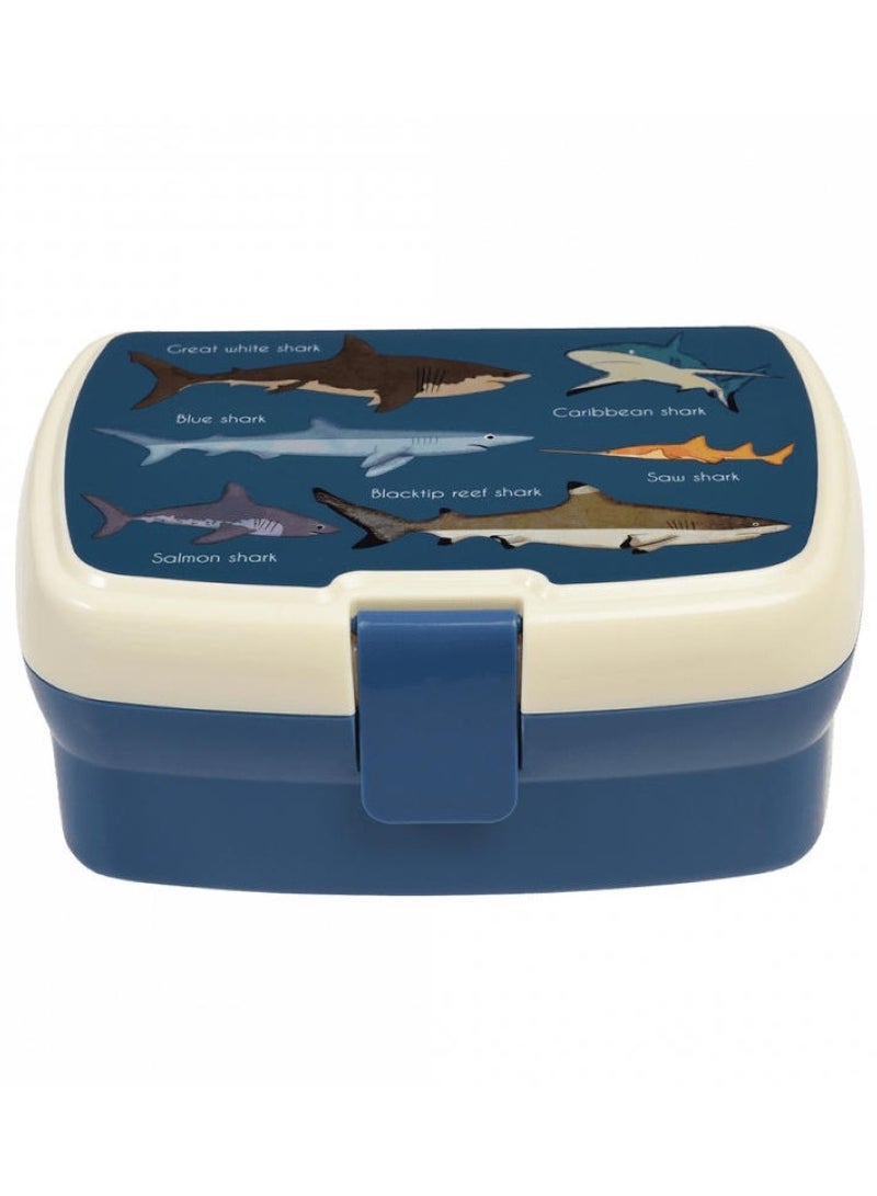 Rex London Sharks Lunch Box With Tray