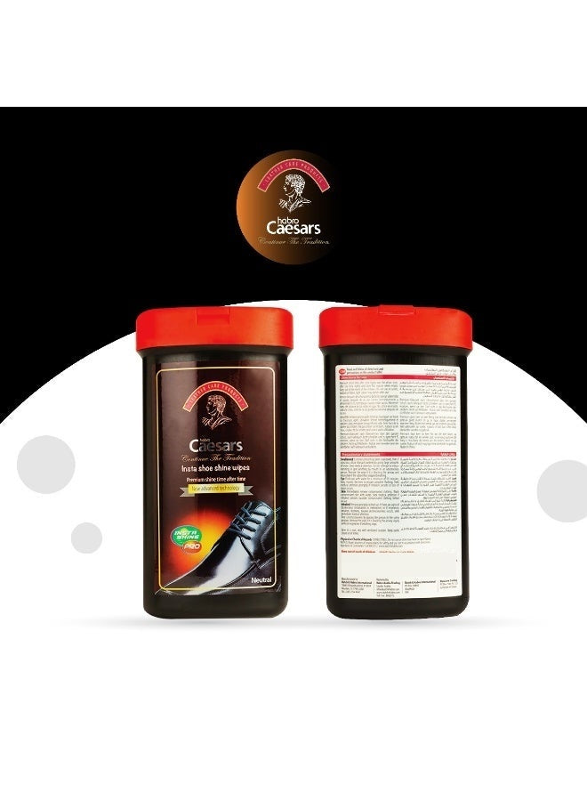caesars neutral, caesars neutral insta, dust dirt, habro caesar, insta shoe, insta shoe shine, look neat, look safe, neutral insta, neutral insta shoe, shine time, shine wipes, shoe shine, shoe shine wipes, shoes dry