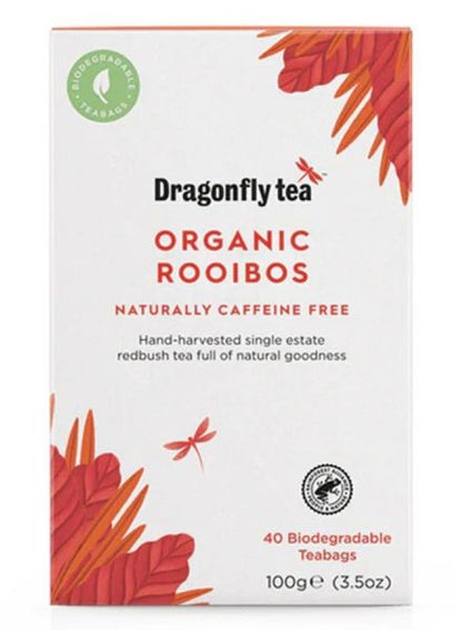 Organic Rooibos Tea 40 Bags - Dragonfly Tea
