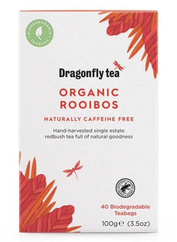 Organic Rooibos Tea 40 Bags - Dragonfly Tea