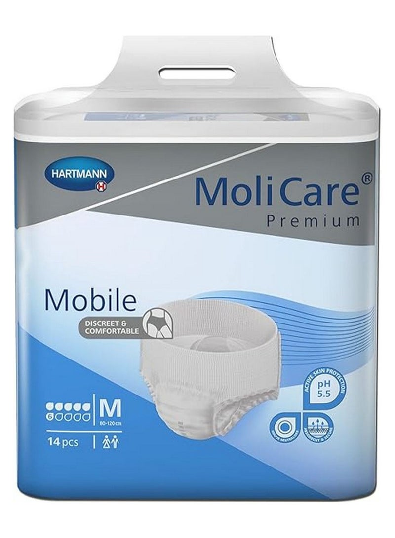 Molicare Mobile Protective Underwear - Medium 14 Pcs