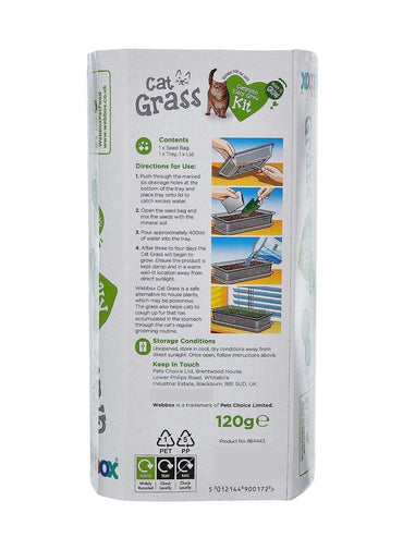 Webbox Cat Grass Complete Easy Grow Kit 120G