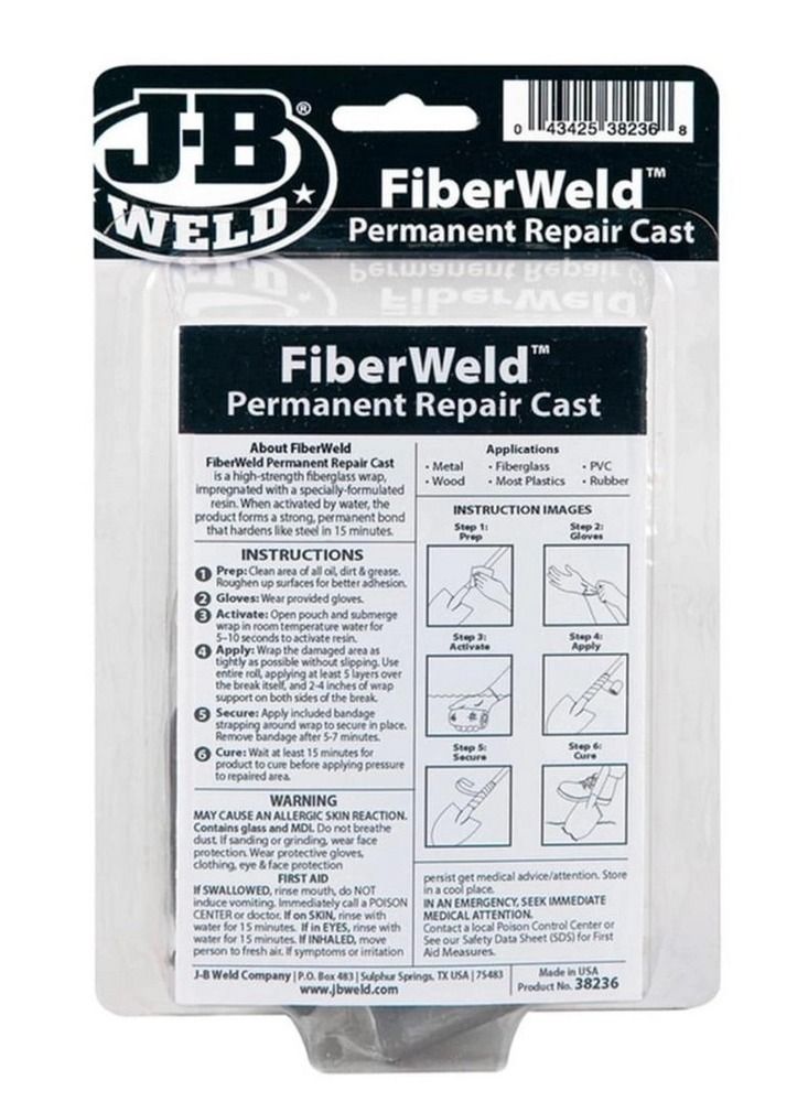 J-B WELD FiberWeld Permanent Fabric Adhesive