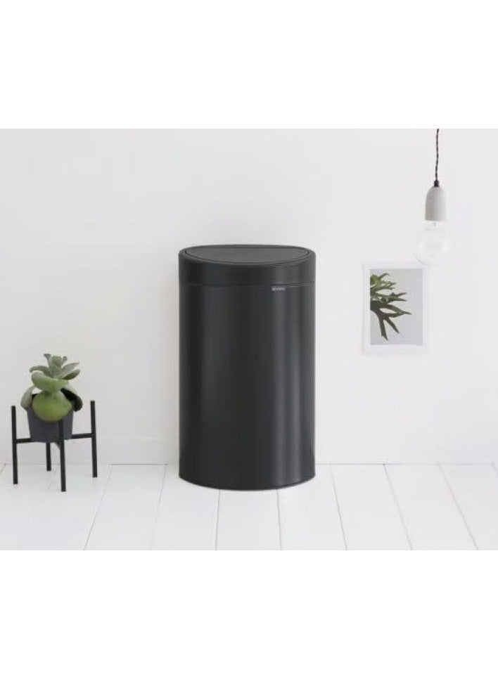 Brabantia Touch Bin 40 Litre Matt Black