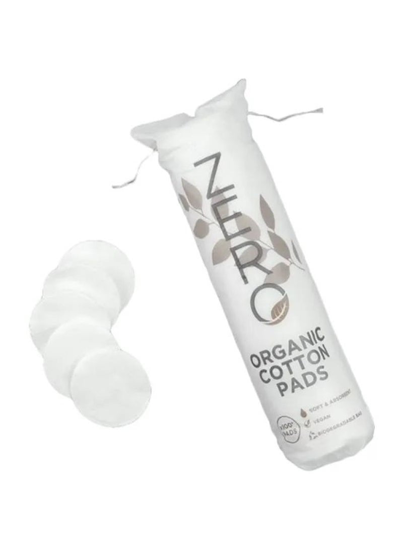 Zero Organic Cotton Pads 100 Pcs - Eco-Friendly Care