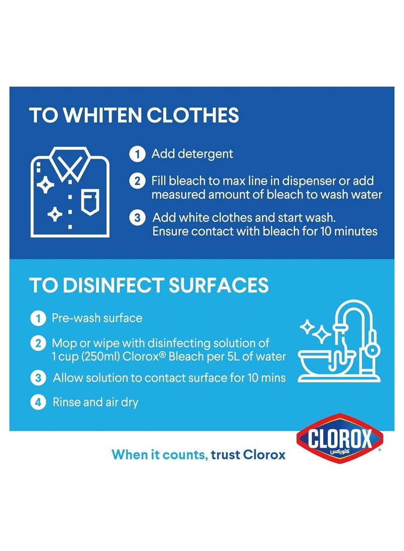 Clorox Liquid Bleach Original 1.89 Litre