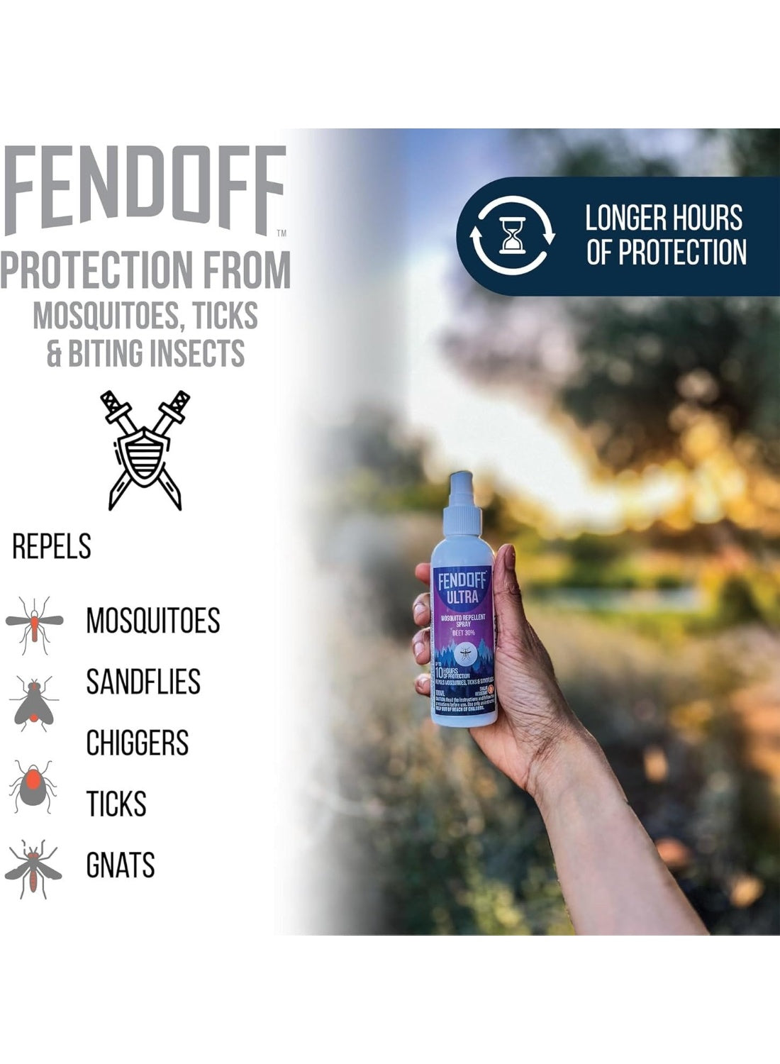 bottle fits, cool dry, dry place, fendoff, fits easily, light scent, mosquito repellent, mosquito repellent spray, place away, repellent spray, skin safe, stay safe, ultra mosquito, ultra mosquito repellent, upto 10hrs