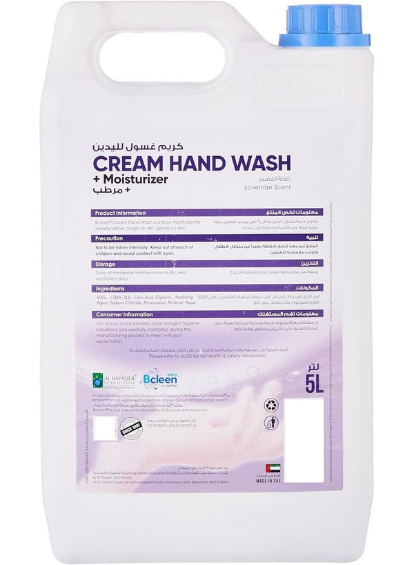 Bcleen Cream Handwash Lavender 5L