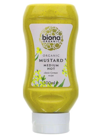 Biona Organic Medium Hot Mustard 300g