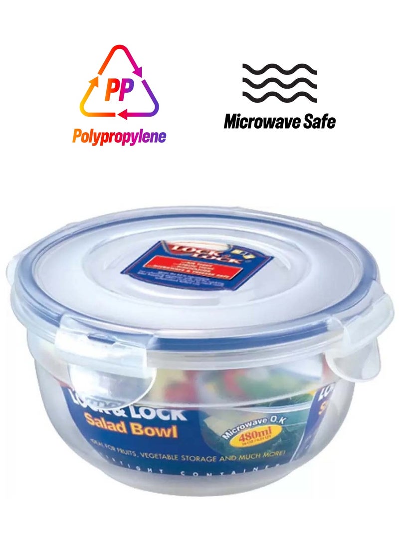 LOCK & LOCK ROUND FOOD CONTAINER 480 ML