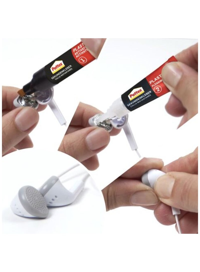 Pattex Super Glue All Plastic 2G + 4 ML